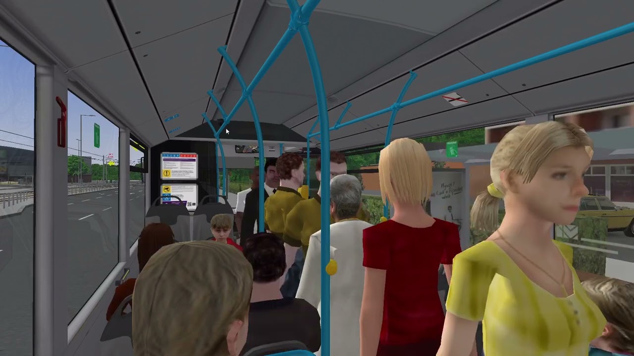 OMSI 2 Délpest 5.2 M3-as metrópótló Mercedes Citaro G Facelift PDZ-832 Köki - Határ út M oda vissza