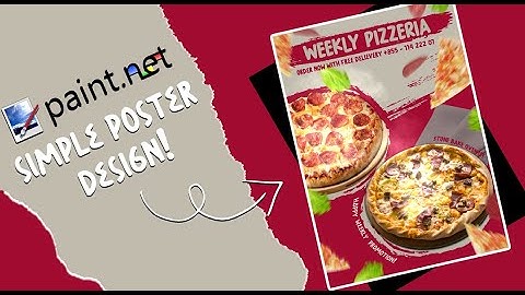 Making a simple Poster with paint.net