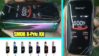 How does SMOK X Priv Kit with TFV12 works? | Iphone X Vape Mod | Elegomall