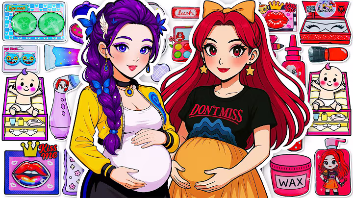 💖Paper DIY💖 KPOP DEMON HUNTERS MIRA & RUMI Pregnant Skincare + Makeup Blind Bag Unboxing| ASMR