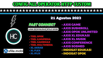 TERBARU | CONFIG HTTP CUSTOM | Axis Tiktok | Axis Sushiroll | Axis Edukasi | Axis Unli Game | 21 Aug