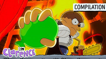 Water Fight! | MEGA Compilation | Clarence | Cartoon Network