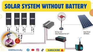 Ultimate Guide To Battery-Free Solar Panel Usagehow To Use Solar Panel Without Battery