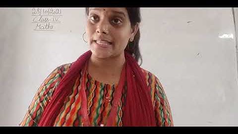 Class IV Mathematics 28 10 2021 by Ms Anchal Singh, Ex  9 2