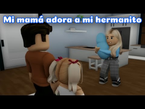 Mi mamá adora a mi hermanito | Historia de Roblox Brookhaven