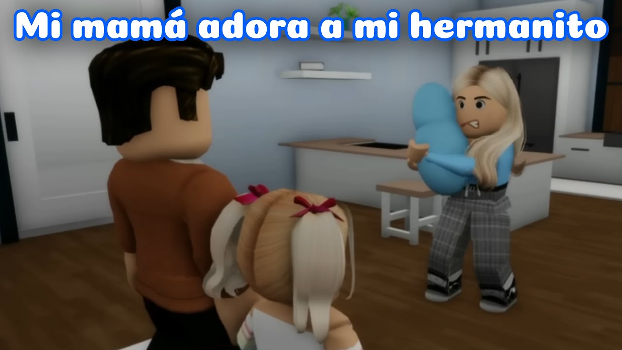 Mi mamá adora a mi hermanito | Historia de Roblox Brookhaven
