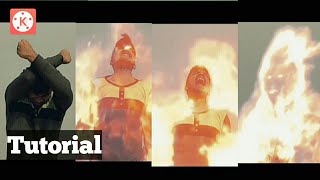 Human torch effect || kinemaster tutorial