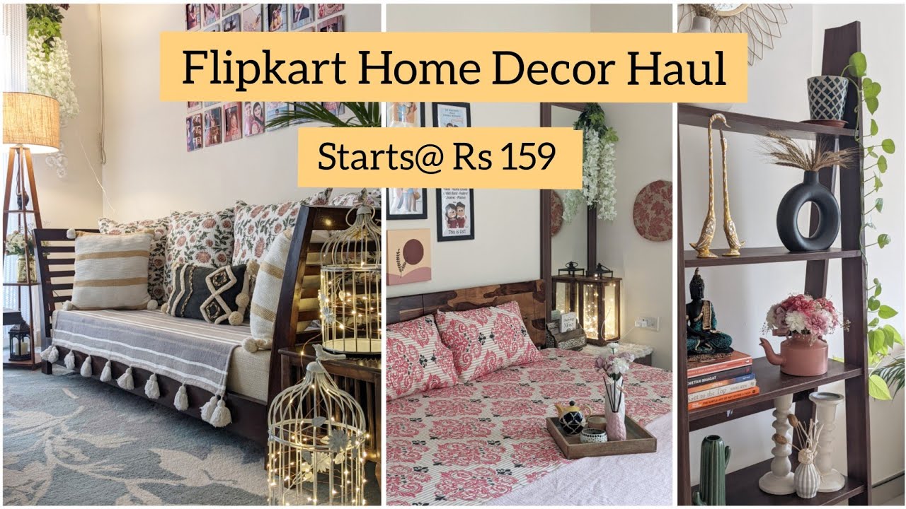  Huge Flipkart Home Decor Haul Living Room Bedroom Home Decoration 