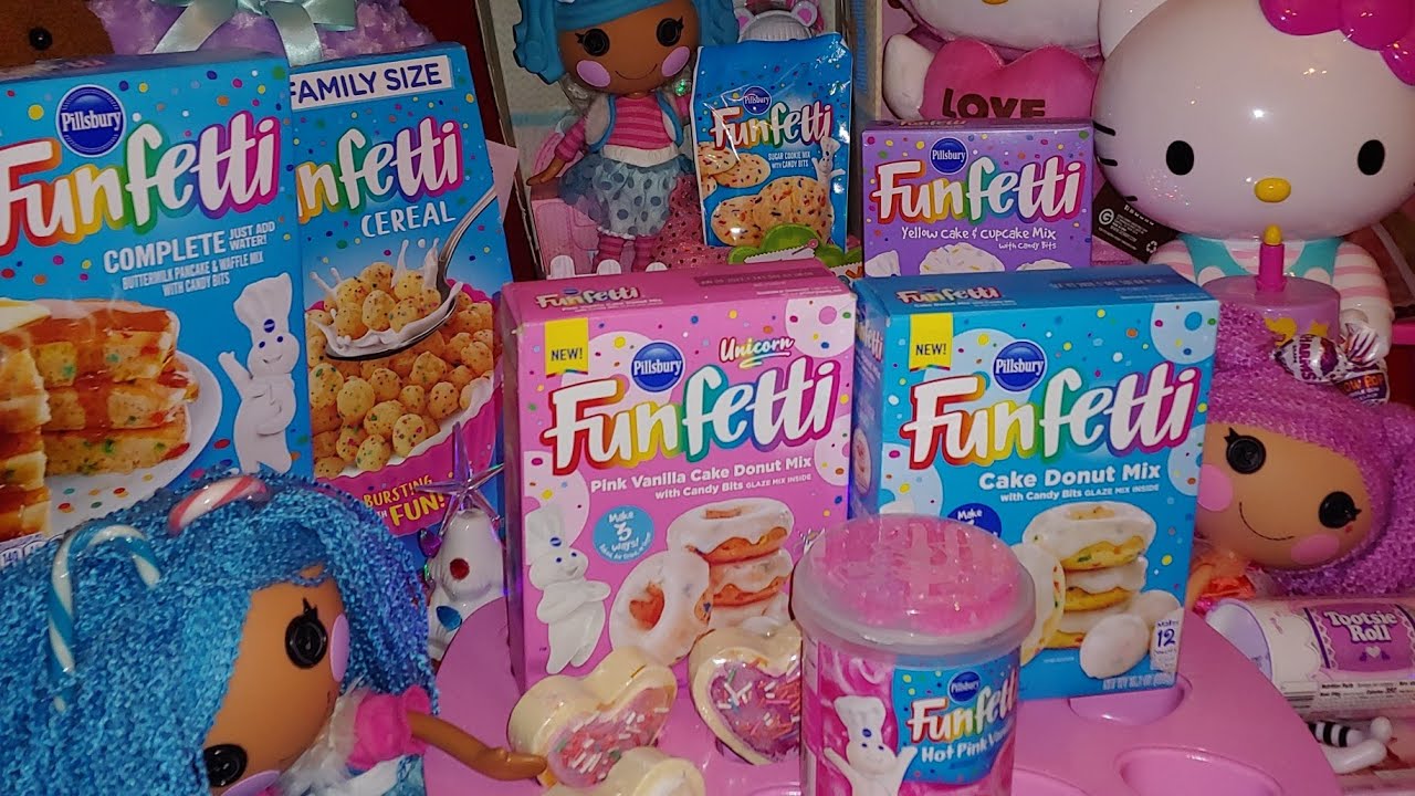 FUNFETTI SWEETEST OVERLOAD HAUL!!!#haul#cake#sugar#bakery#pillsbury#funfetti#baking#new#sprinkle