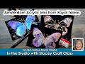 Week 4 Class -  Amsterdam Acrylic Inks &amp; FineTec Watercolor - In the Studio with Stacey October 2025