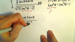 Trigonometric Substitutions - More Examples