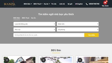 Dự Án Thiết Kế Website Bất Động Sản Manzil Real Estate - Mẫu Giao Diện Web Wordpress Đẹp