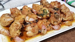 Chicken with garlic, the easiest and most flavored recipe in the world