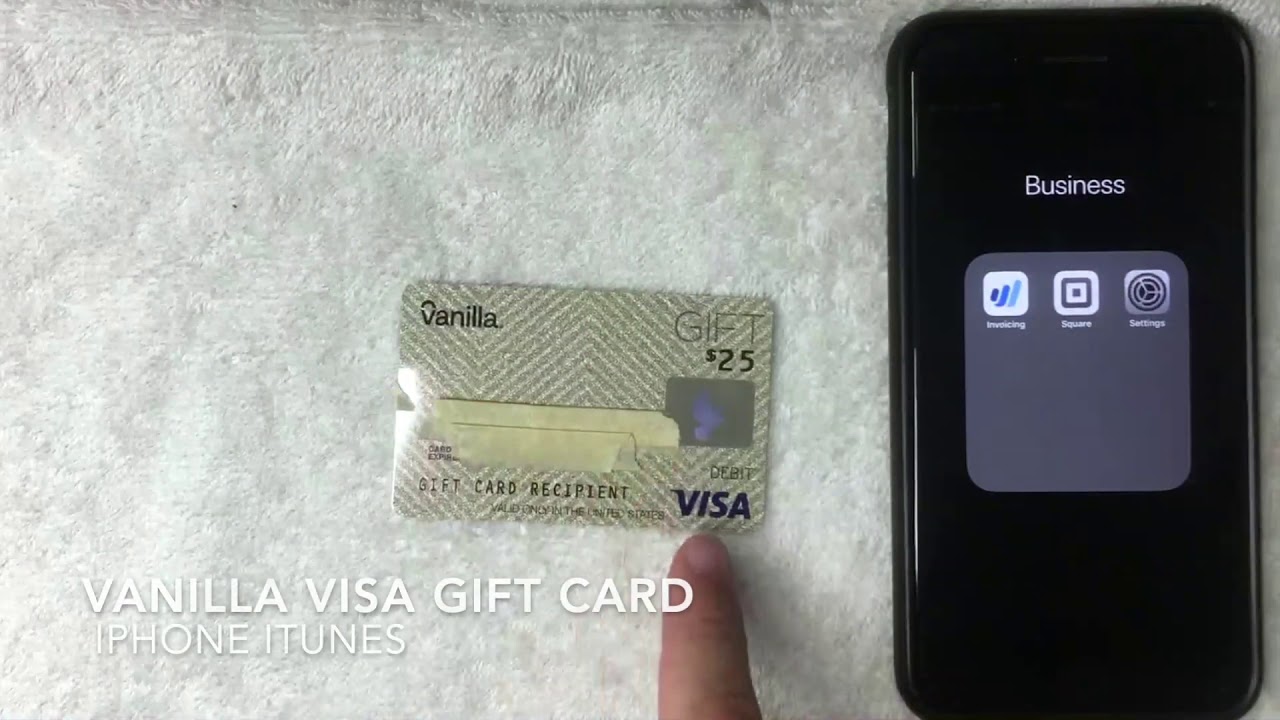 Vanilla gift card - YouTube