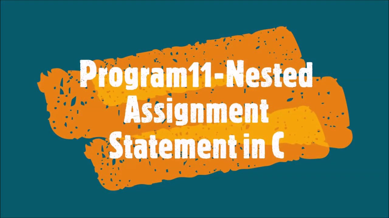 nested assignment in c