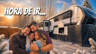 O inverno acabou... Hora de partir das montanhas com saudade na bagagem