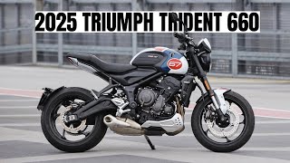 2025 TRIUMPH TRIDENT 660 TRIPLE TRIBUTE FIRTS LOOK!!