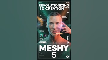 Meshy 5 🚀 Next-Level AI 3D Creation in Action! #ai #meshyai #game #live #reels #pinion #newswire