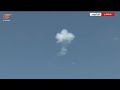مشاهد من الصليات الثقيلة للصواريخ الإيرانية في سماء فلسطين المحتلة