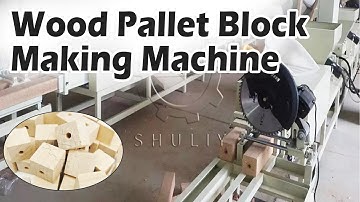 How to Make Wooden Pallet Blocks Easily | Wood Pallet Block Machine Demo #wod #woodprocessing