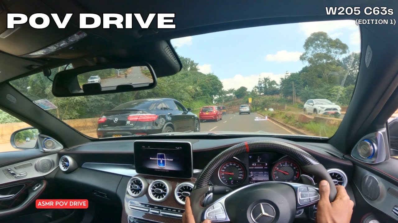 POV Drive Mercedes Benz C63s AMG | POV Driving in Nairobi | GoPro Hero 13 | 4K 