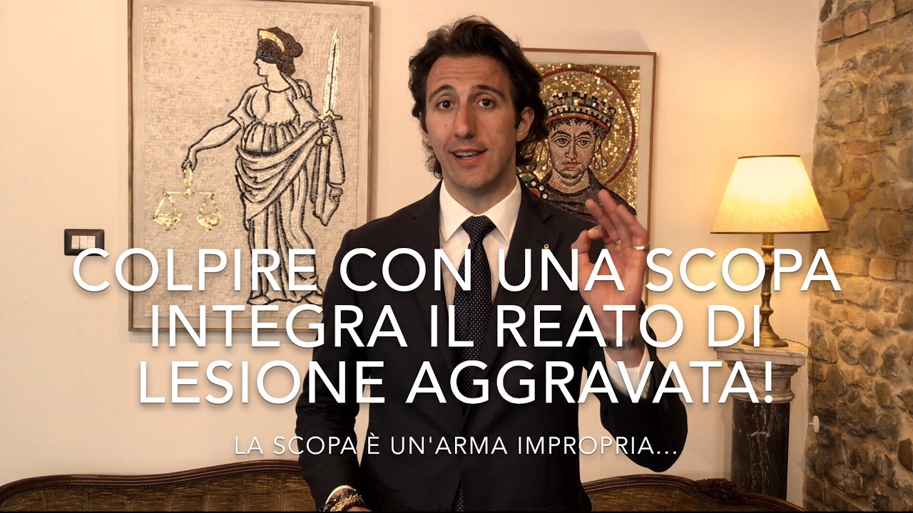 Colpire con una scopa integra il reato di lesione aggravata!