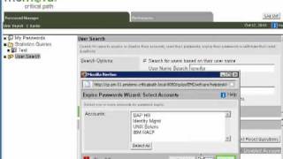 Password Manager Demo: Video 5 : Helpdesk User Resetting Password
