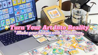 ChiButtons: Excellent 40x60mm Rectangle Button Maker B400 Stand Cutter Kit