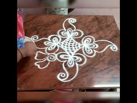 #short #dailykolam #morningkolam #muggulu #beautifulmuggulu #plz support, like & follow friends 🙏🙏
