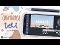 animated handwritten text & doodles tutorial with KineMaster | cara edit tulisan bergerak di hp ☁️