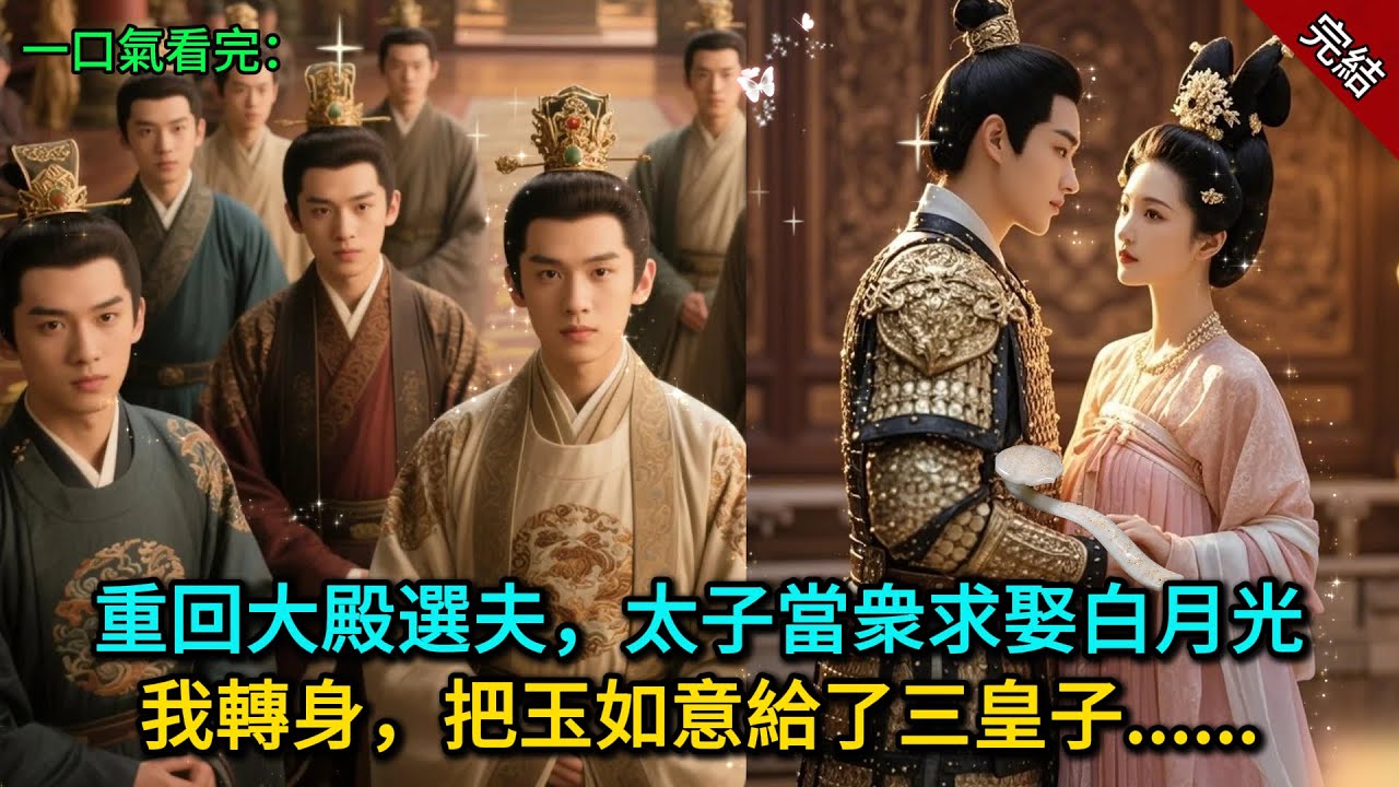 重回大殿選夫，太子當衆求娶白月光，我轉身，把玉如意給了三皇子......