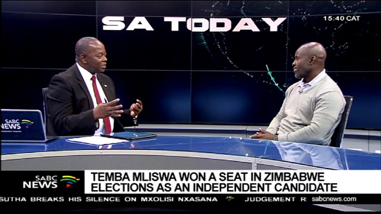 Zimbabwe Post Zimbabwe post elections: Temba Mliswa - YouTube