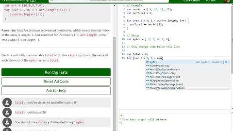 Basic JavaScript Iterate Through an Array with a For Loop free code camp   Dani
