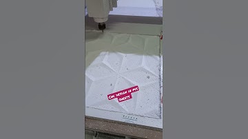 pvc sheet WPC 3d in cnc machine 🌉#instareels🌁 #youtubeshorts #viralvideo