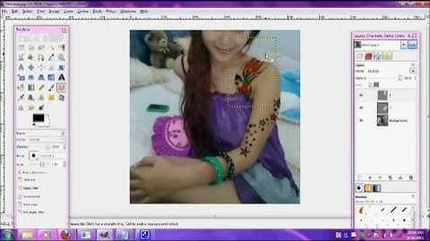 Gimp Tutorial How To Put Tattoos On The Skin