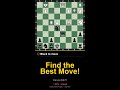 The Only Move That Wins | 2079 Rated | Chess Puzzle #29 #Shorts