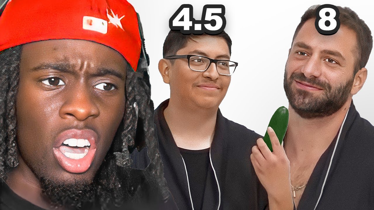 Kai Cenat Reacts To Men Ranked By MEAT SIZES!😂 - YouTube