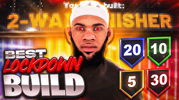 *NEW* BEST PURE LOCKDOWN/2-WAY FINISHER BUILD IN NBA 2K21! 30+ BADGES BEST DEFENSIVE LOCKDOWN BUILD!