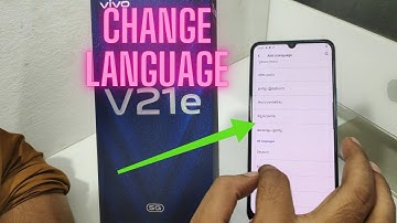 How to change Language or Add language in VIVO V21E| How do I change  vivo v21e language to English