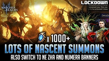 WOR: 1000+ Nascent Summons! Ft. Ne Zha & Numera - Watcher of Realms Pulls
