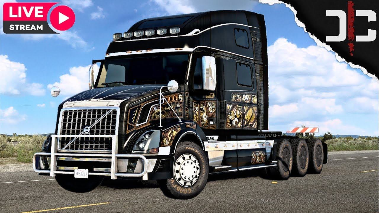 🔴LIVE - American Truck Simulator - Watch Where I'm Going, Triple ...