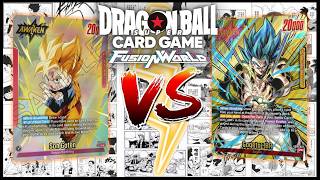 PRETTY SURE I THREW THIS | (R) SON GOTEN VS (R) GOGETA:BR | DRAGON BALL SUPER CARD GAME FUSION WORLD