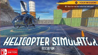 Helicopter Simulator Rescue Sim Nintendo switch gameplay