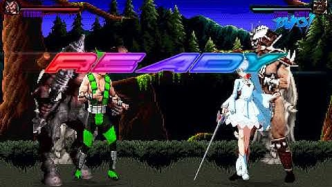 MUGEN Request: Jesse & Eyedol Vs Weiss Schnee & Shao Kahn