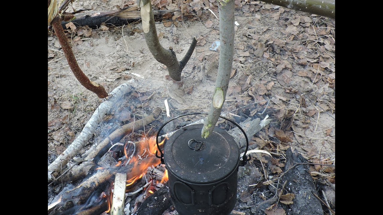 How to Make 3 Different Pot Hangers for Bushcraft or Camping YouTube