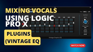 Mixing Vocals using Logic plugins(Vintage EQ)
