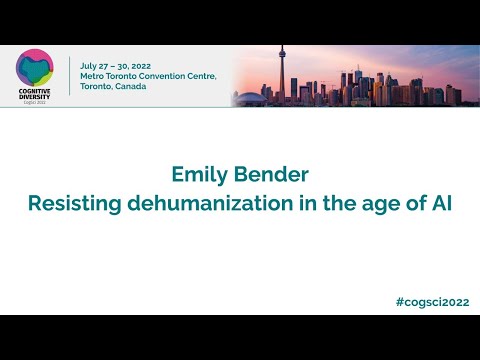 Resisting dehumanization in the age of AI - Emily Bender