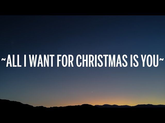 All I Want For Christmas Lyrics