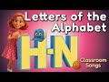 Alphabet Song H-N | Kindergarten Phonics | Learn With JoJo - Classroom Songs