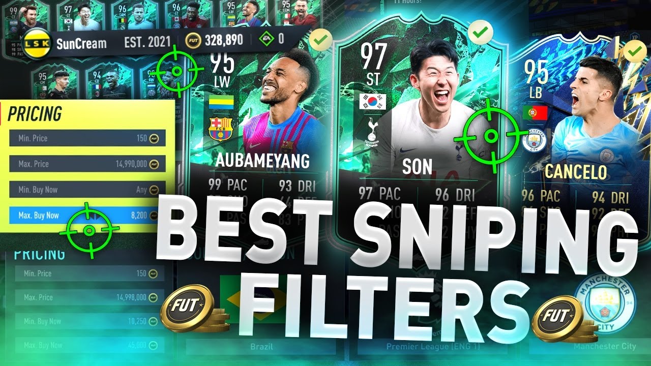 These Sniping Filters will make you RICH.. 😱 (FIFA 22 BEST WAY TO MAKE COINS)